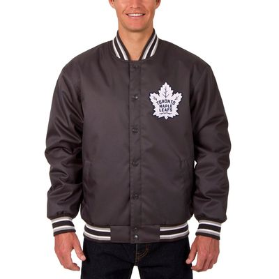 Toronto Maple Leafs JH Design Two Hit Poly Twill Jacket - Navy