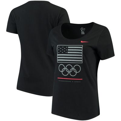 Team USA Nike Women's Core Cotton Scoop Neck T-Shirt