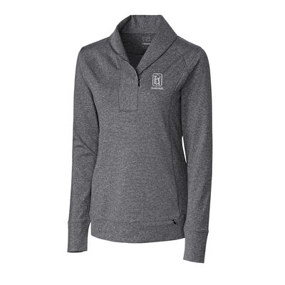 TPC Scottsdale Cutter & Buck Women's Shoreline Half-Zip Pullover Sweatshirt