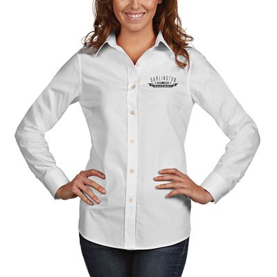 Darlington Raceway Antigua Women's Dynasty Woven Button-Up Long Sleeve Shirt
