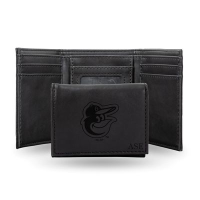 Baltimore Orioles Sparo Personalized Trifold Wallet - Brown