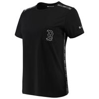 Boston Red Sox DKNY Sport Women's The Donna Sporty Tri-Blend T-Shirt - Black