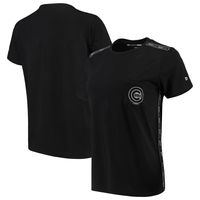 Chicago Cubs DKNY Sport Women's The Donna Sporty Tri-Blend T-Shirt - Black