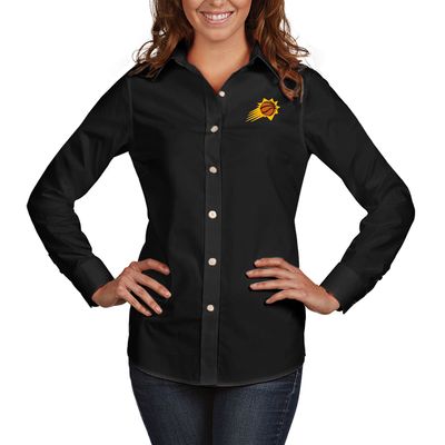Phoenix Suns Antigua Women's Dynasty Woven Button-Up Long Sleeve Shirt