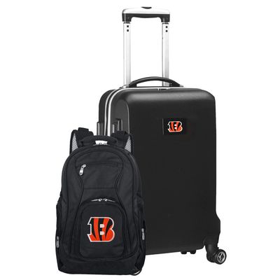 Cincinnati Bengals 2-Piece Backpack & Carry-On Set - Black