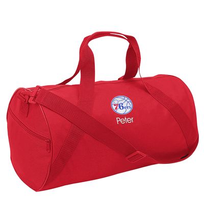Philadelphia 76ers Youth Personalized Duffle Bag