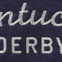 Kentucky Derby Kate Lord Women's Chain Stitch Tri-Blend Sweatshirt – Light Blue