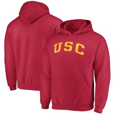 USC Trojans Fanatics Branded Basic Arch Pullover Hoodie – Cardinal