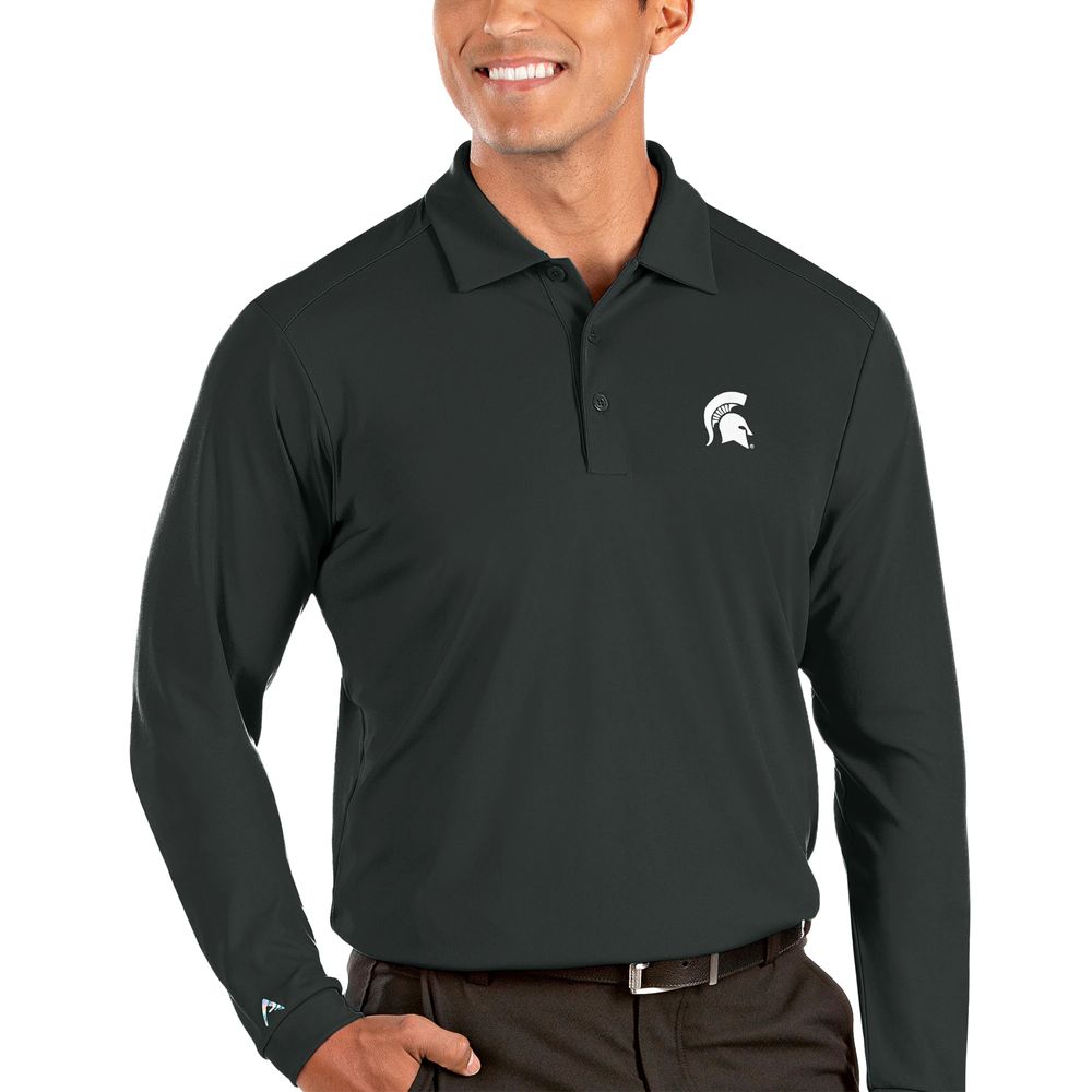 michigan state long sleeve polo