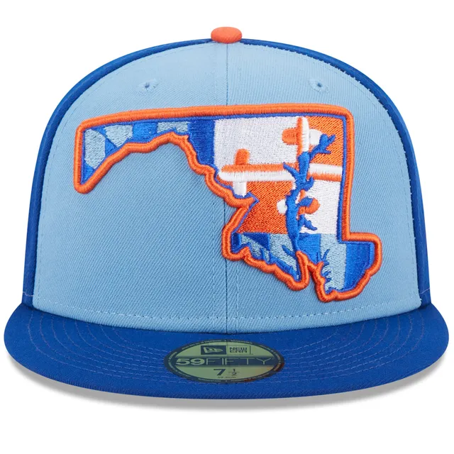 New Era 59FIFTY Texas Rangers Alternate 2 Authentic Collection on Field Fitted Hat Light Blue