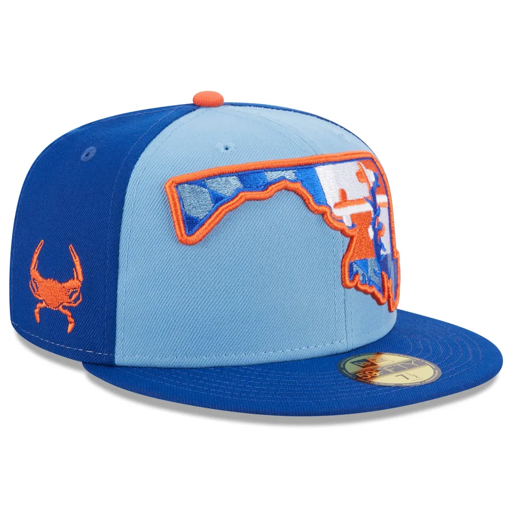 New Era 59FIFTY Texas Rangers Alternate 2 Authentic Collection on Field Fitted Hat Light Blue