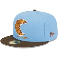 Men's New Era Light Blue Aberdeen IronBirds Theme Nights Harford County Cookies  59FIFTY Fitted Hat