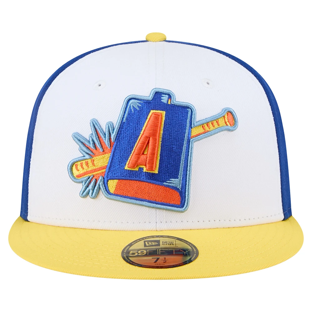 Men's New Era White Aberdeen IronBirds Copa de la Diversión 59FIFTY Fitted Hat