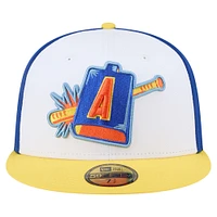 Men's New Era White Aberdeen IronBirds Copa de la Diversión 59FIFTY Fitted Hat
