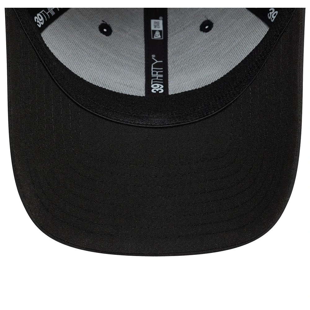 Men's New Era  Black AC Milan Recycled Rubber 39THIRTY Fitted Hat