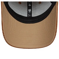 Men's New Era  Tan AC Milan Corduroy 9FORTY Adjustable Hat