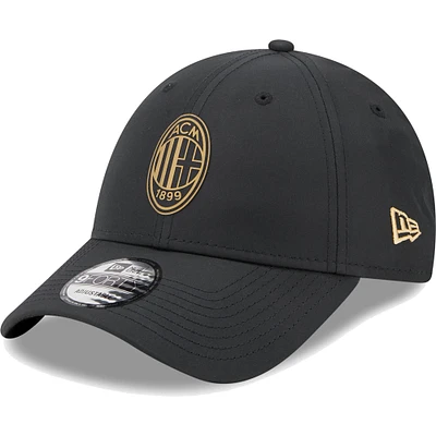 Casquette ajustable 9FORTY noire AC Milan New Era pour homme