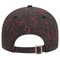 Casquette réglable noire AC Milan Crinkle 9FORTY New Era pour hommes