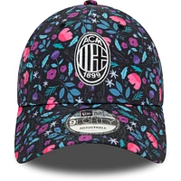 Men's New Era Black AC Milan Floral 9FORTY Adjustable Hat