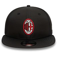 Casquette snapback 9FIFTY AC Milan Ripstop New Era noire pour homme