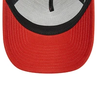 Casquette réglable marron AC Milan 9FORTY A-Frame Trucker New Era pour hommes