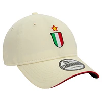 Men's New Era Cream AC Milan 1993 9TWENTY Adjustable Hat