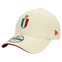 Casquette réglable crème AC Milan 1993 9TWENTY New Era pour homme