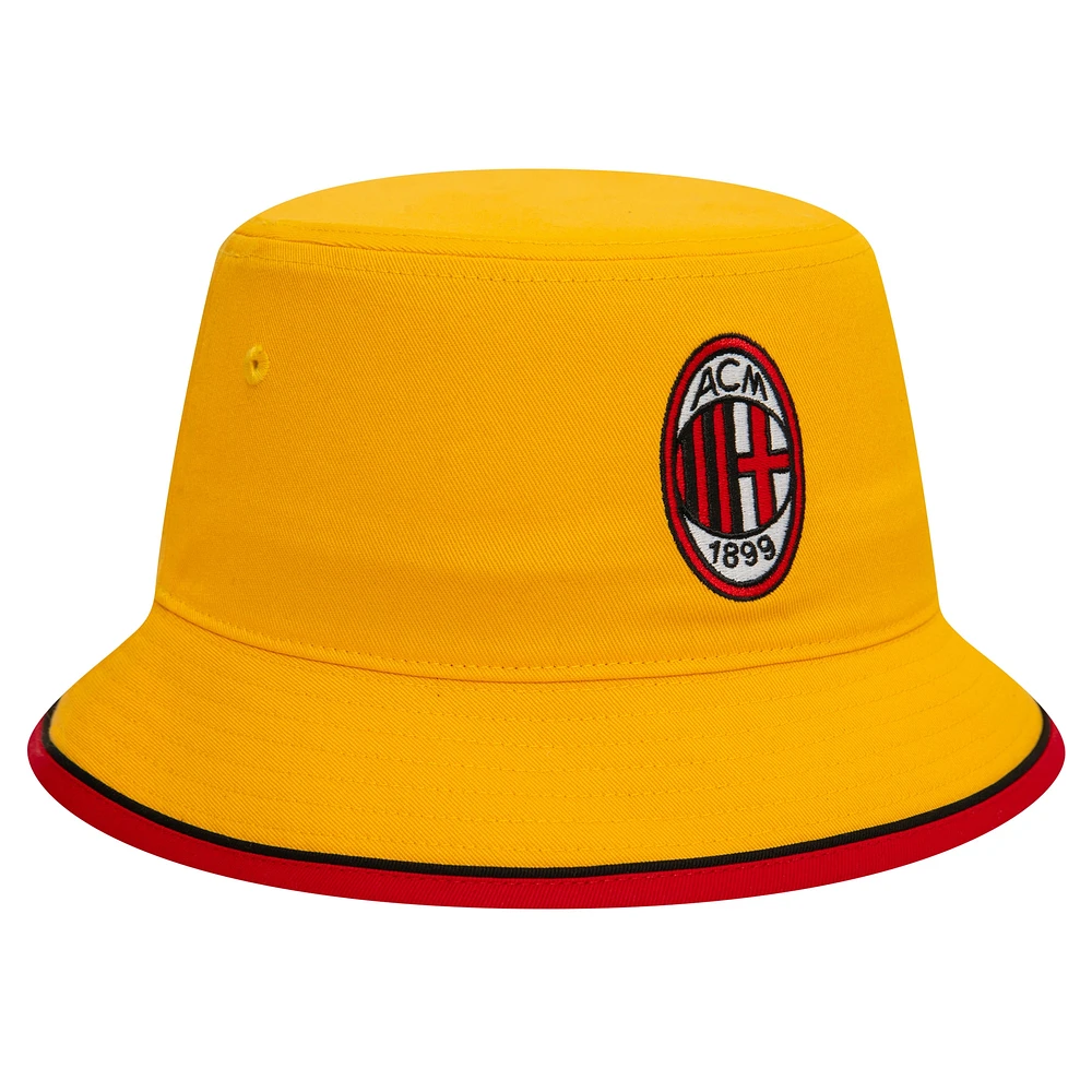 Men's New Era Yellow AC Milan 2011 Bucket Hat