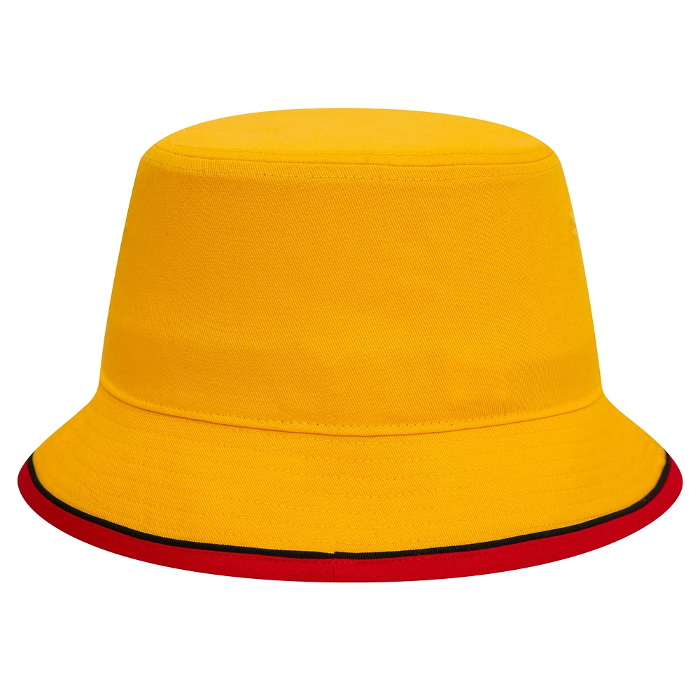 Men's New Era Yellow AC Milan 2011 Bucket Hat