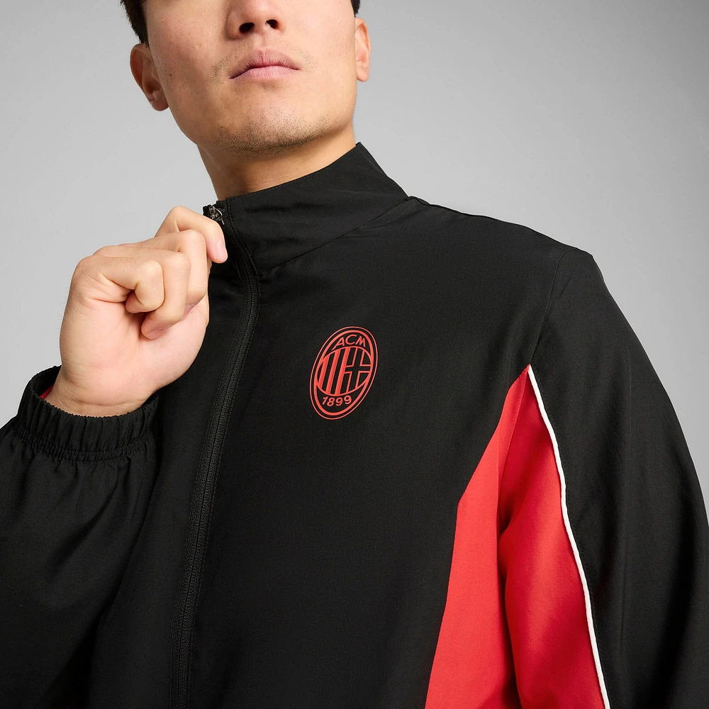 Men's Puma Black AC Milan ftblARCHIVE Full-Zip Jacket