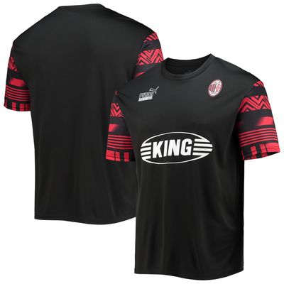 Men's Puma Black AC Milan FtblHeritage Jersey