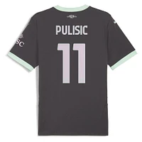 Men's Puma Christian Pulisic Charcoal AC Milan 2024/25 Third Replica Player Jersey