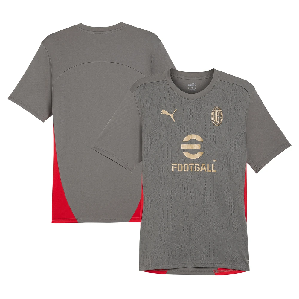 Maillot d'entraînement Puma gris AC Milan 2024/25 pour homme