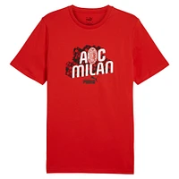 T-shirt Puma rouge AC Milan ftblCulture pour hommes