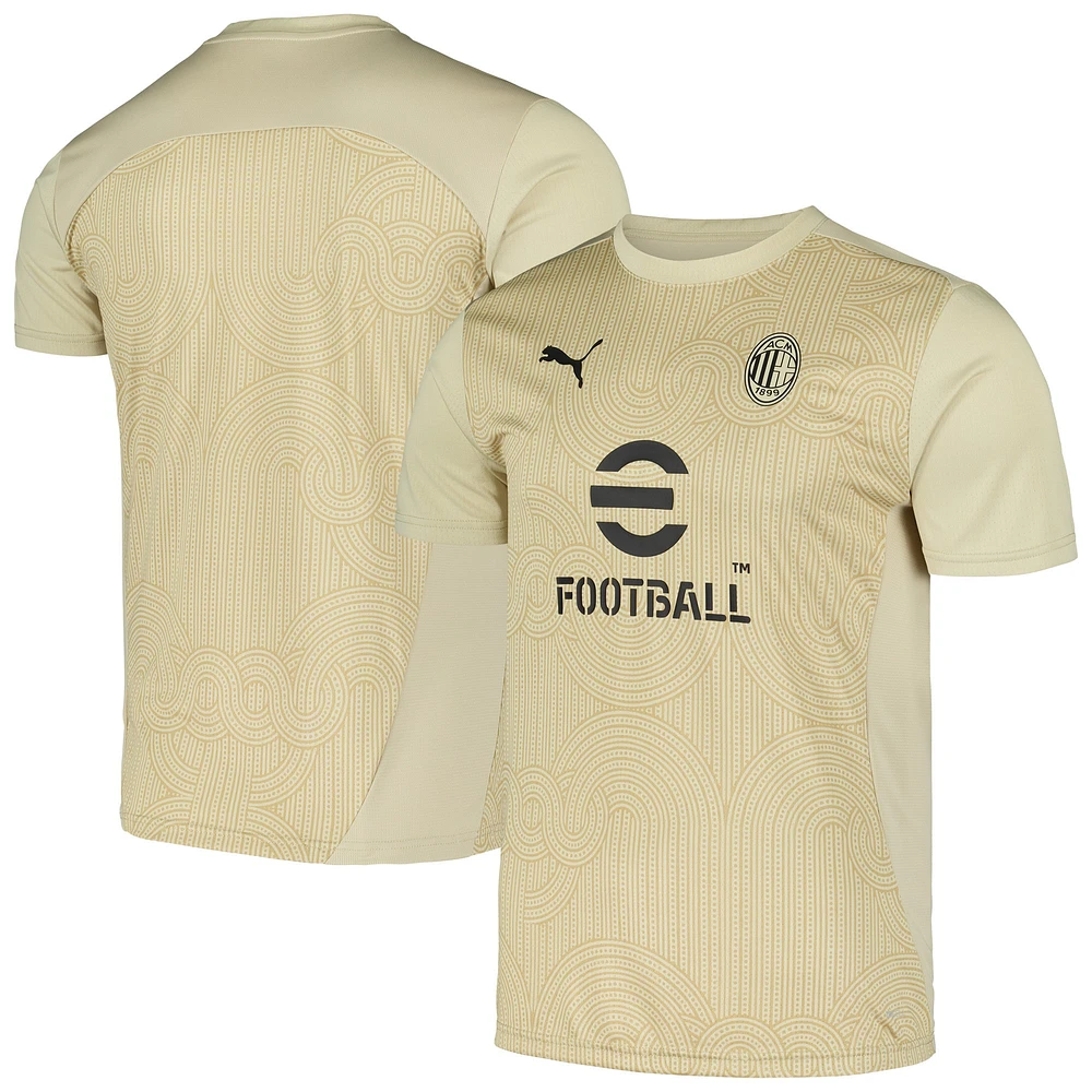 Men's Puma Tan AC Milan 2024/25 Pre-Match Jersey