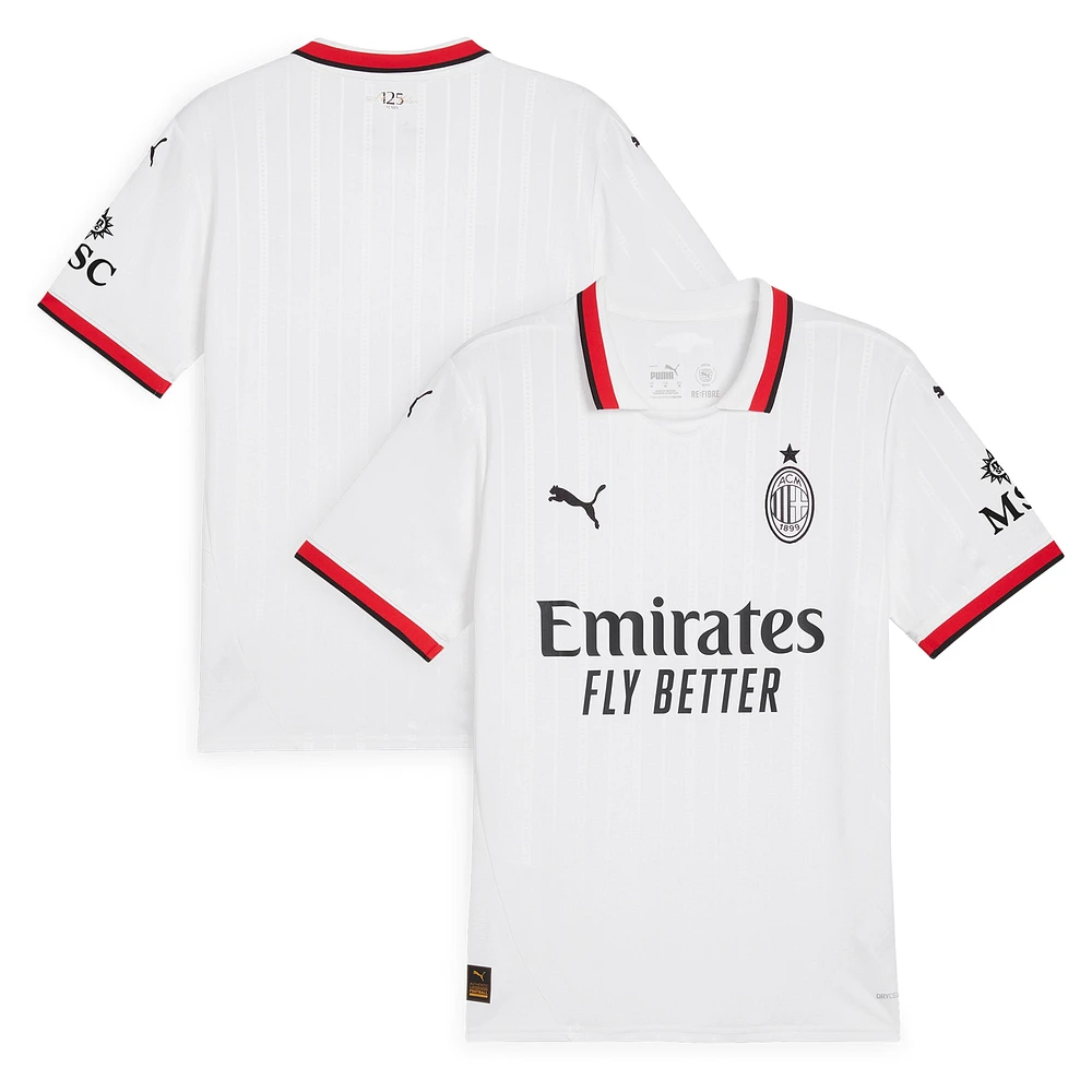 Maillot Puma blanc AC Milan 2024/25 extérieur pour homme