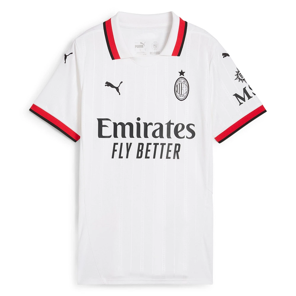 Women's Puma White AC Milan 2024/25 Away Replica Jersey