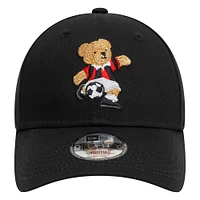 Youth New Era Black AC Milan Bear 9FORTY Adjustable Hat