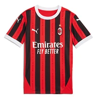 Youth Puma Rafael Leão Red AC Milan 2024/25 Home Replica Player Jersey