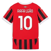 Youth Puma Rafael Leão Red AC Milan 2024/25 Home Replica Player Jersey
