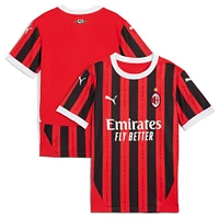 Youth Puma Red AC Milan 2024/25 Home Replica Jersey