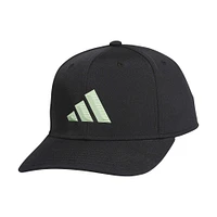 Casquette ajustable adidas noire à 3 barres AEROREADY pour homme