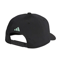 Casquette ajustable adidas noire à 3 barres AEROREADY pour homme