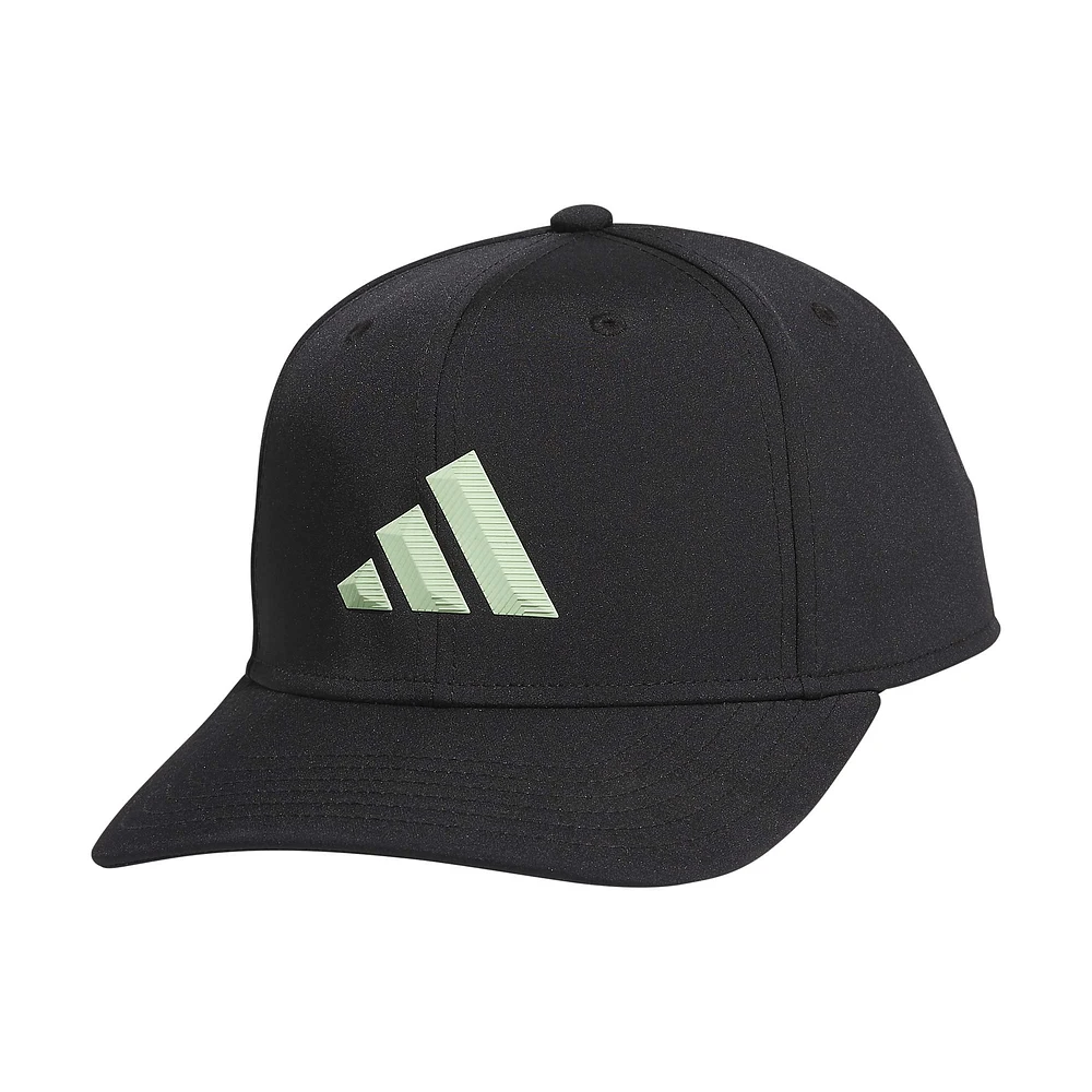 Casquette ajustable adidas noire à 3 barres AEROREADY pour homme
