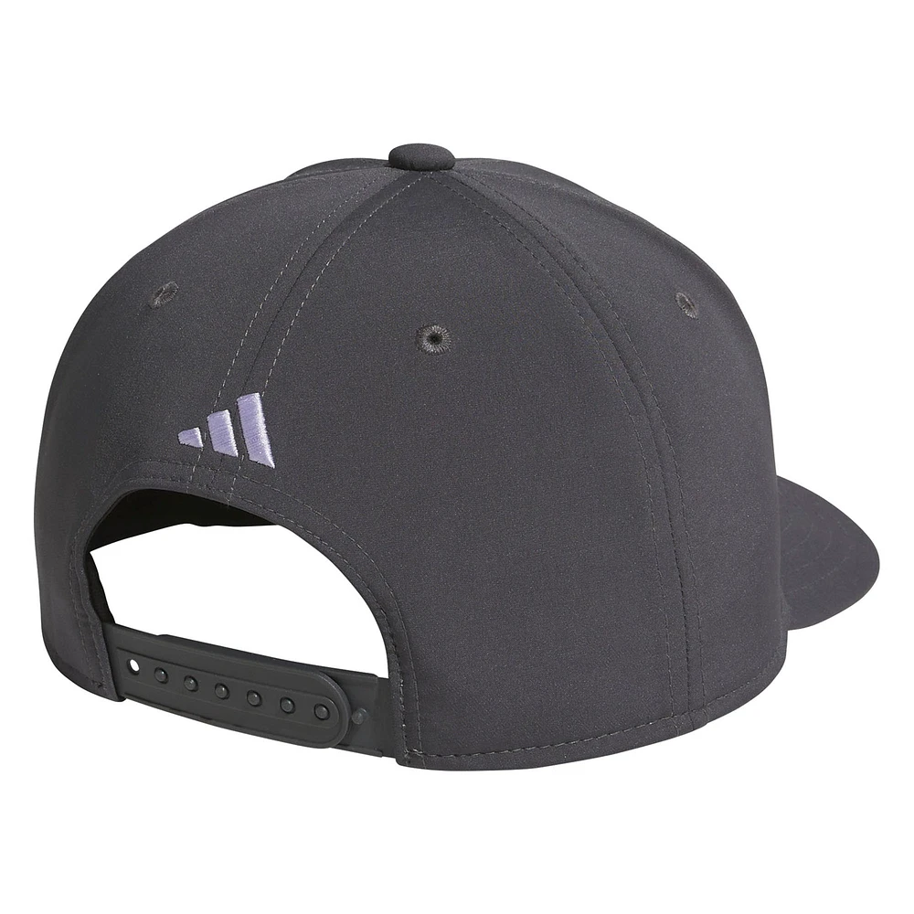 Men's adidas Graphite 3-Bar Snapback Hat