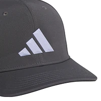 Men's adidas Graphite 3-Bar Snapback Hat