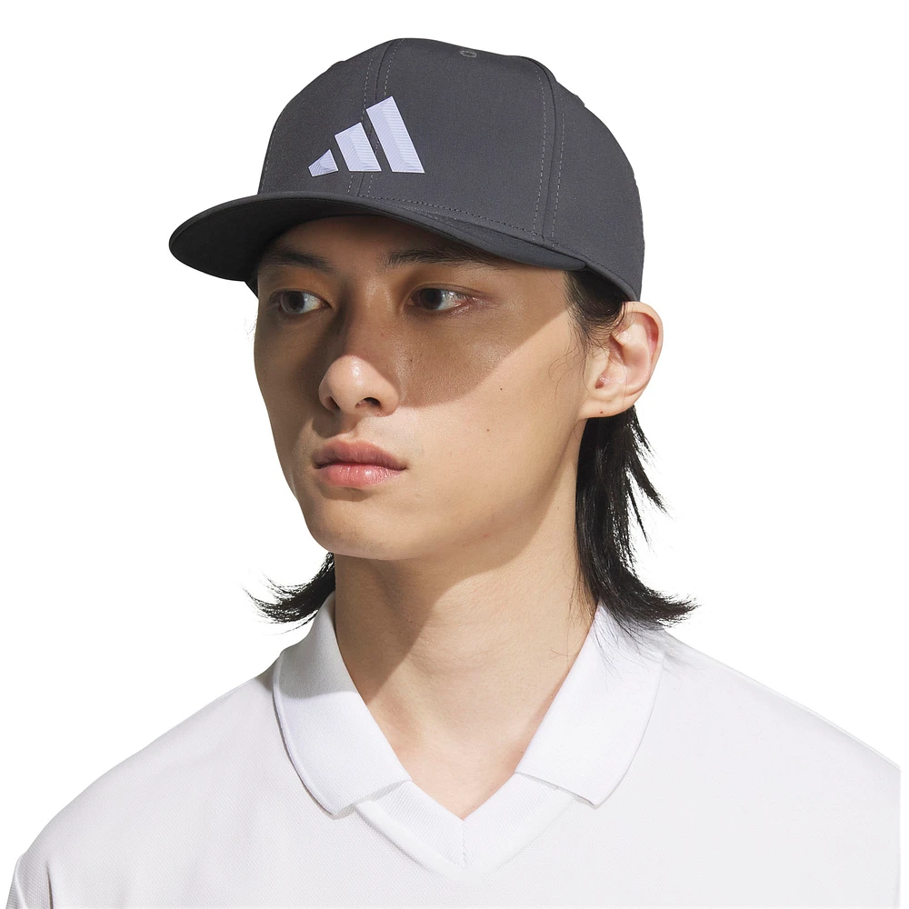 Men's adidas Graphite 3-Bar Snapback Hat
