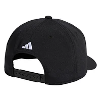 Casquette ajustable adidas Originals noire à 3 barres AEROREADY pour homme