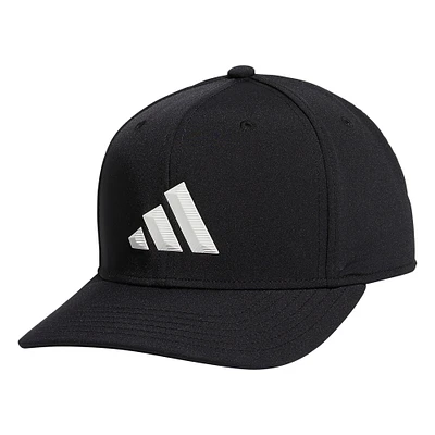 Casquette ajustable adidas Originals noire à 3 barres AEROREADY pour homme