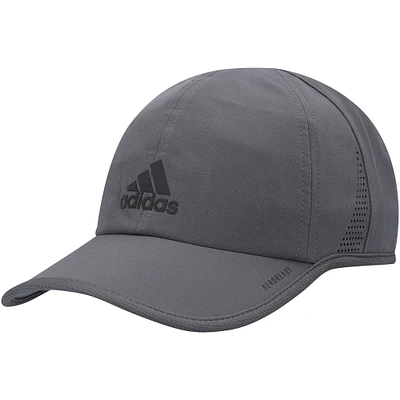 Casquette réglable adidas Charcoal Superlite 2 AEROREADY pour hommes